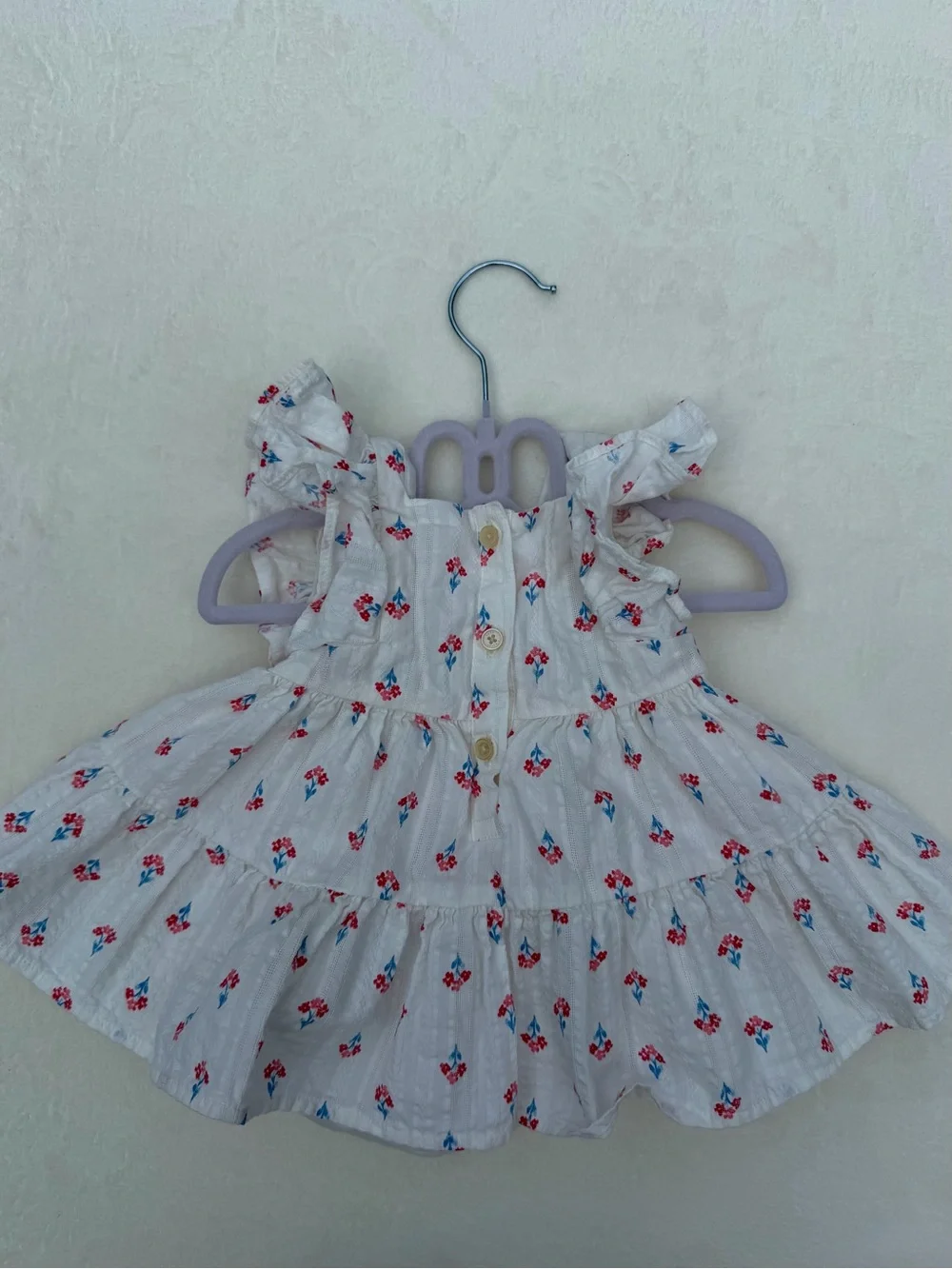 Baby Girl 3M Dress Lot Ralph Lauren OshKosh Floral Pink 2 Outfits Bloomers